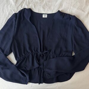 Sunday Best Midnight Blue Blouse